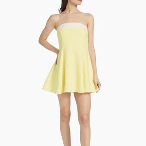 Amanda Uprichard Kerielle Strapless Minidress
